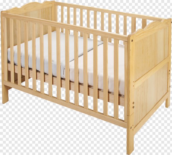 Детская кроватка на прозрачном фоне