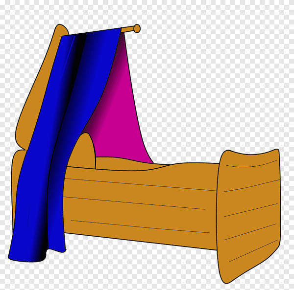 Кроватка на прозрачном фоне