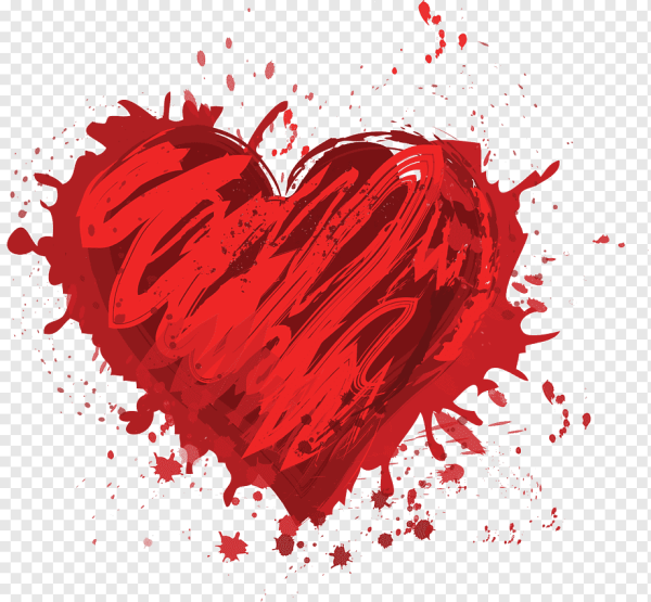 Сердечко красками