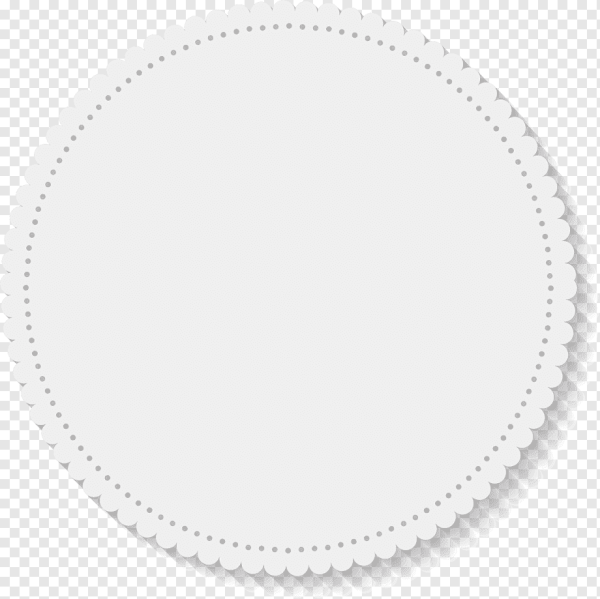 Белый круг на прозрачном фоне