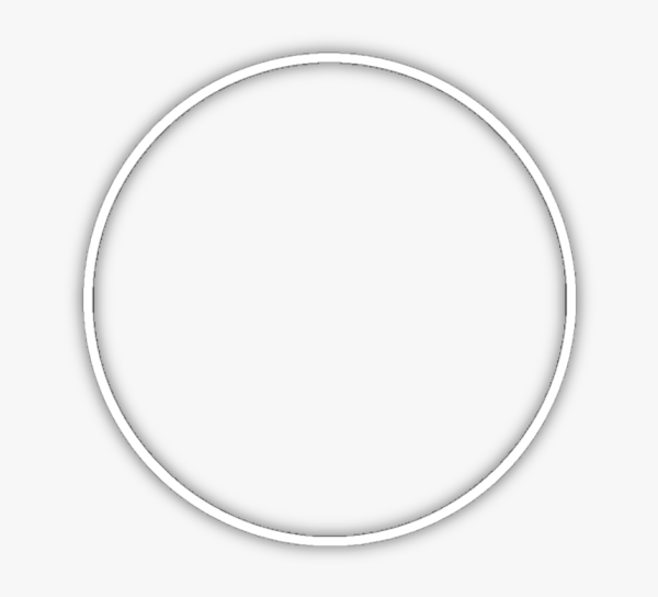 Белая окружность без фона