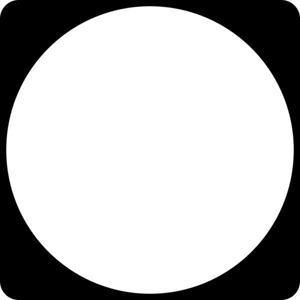 В круге белом