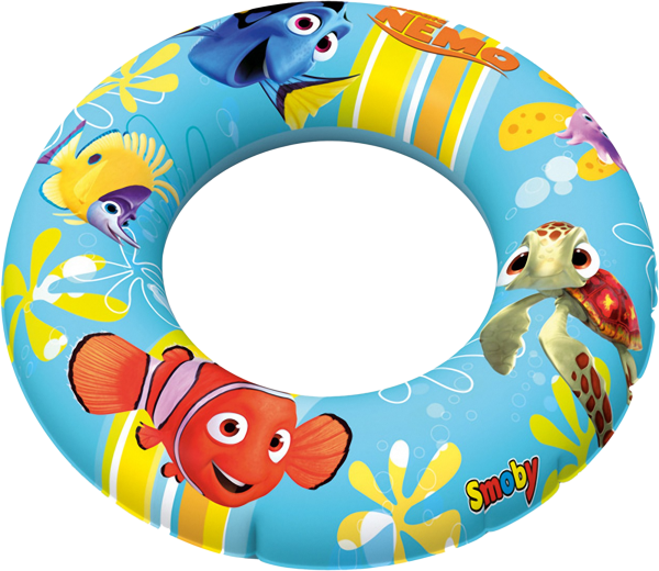 Надувной круг сбоку вектор