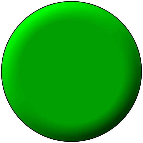 Кружок зеленого цвета