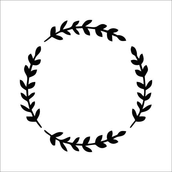 Круг с веточкой