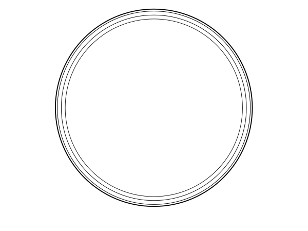 Круглая рамка для надписи