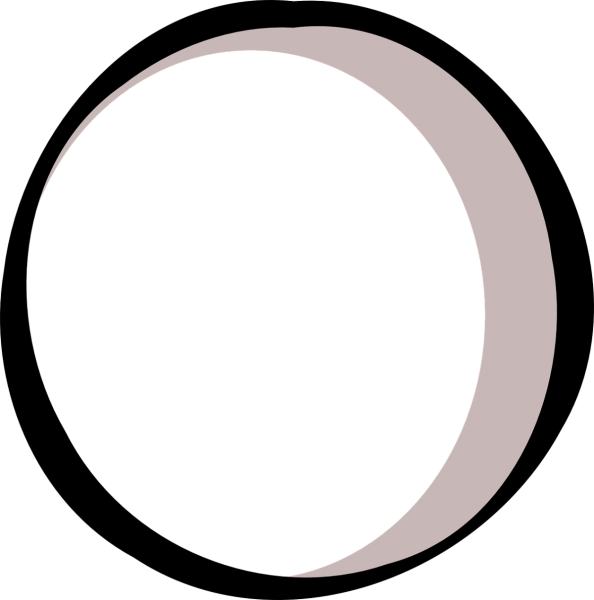 Белый круг без фона