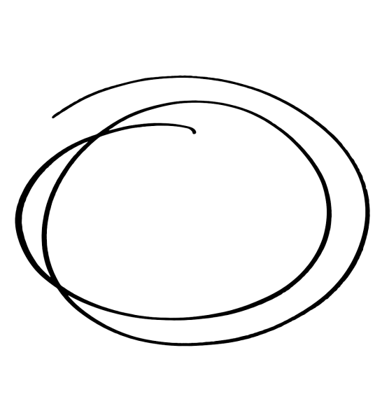 Круг обводка