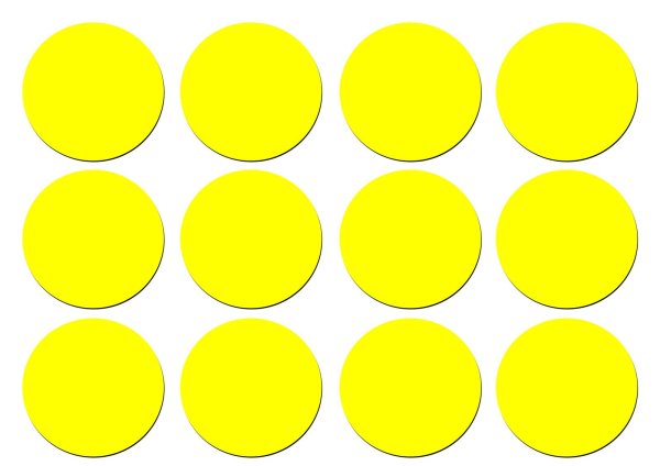 Кружочки разных цветов