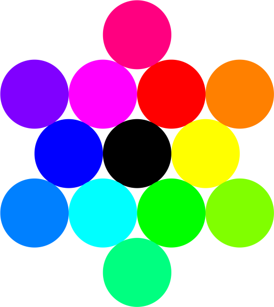 Цветные кружочки