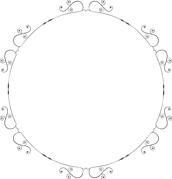 Круглая рамка