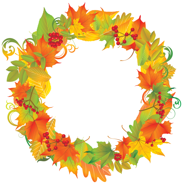Венок из листьев