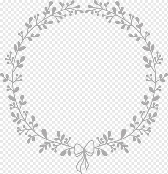 Круглая ажурная рамка