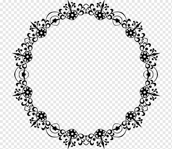 Круглая Векторная рамка