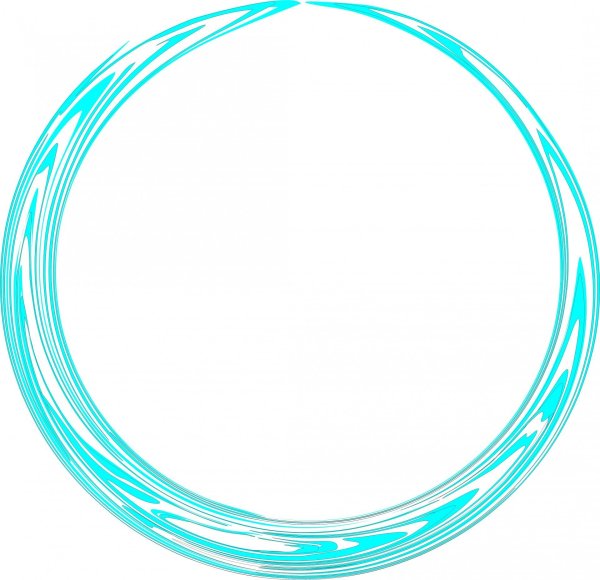 Круг на прозрачном фоне