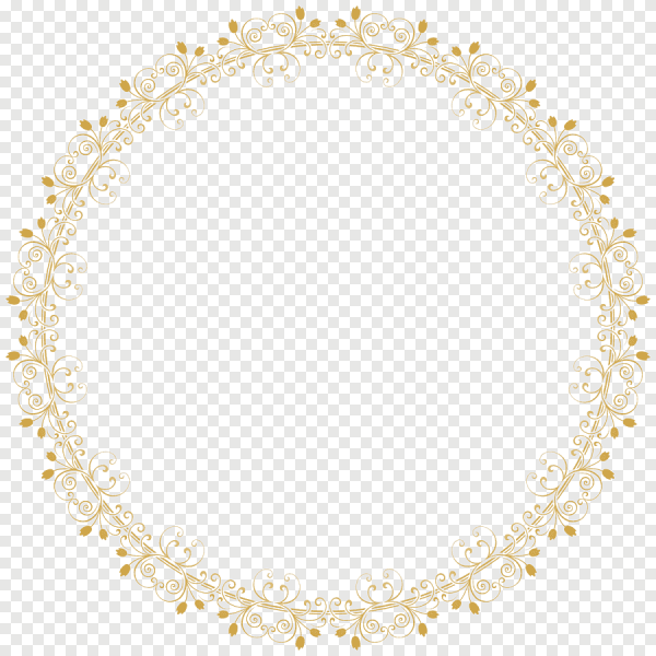 Круглая рамочка на прозрачном фоне