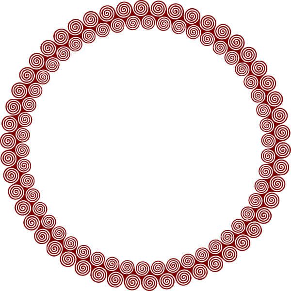 Круглая рамка