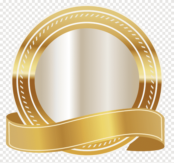 Золотая лента для надписи