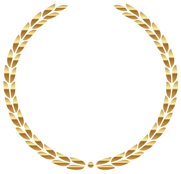 Золотой венок круглый