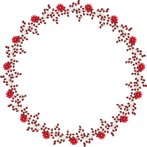 Круглый узор на прозрачном фоне