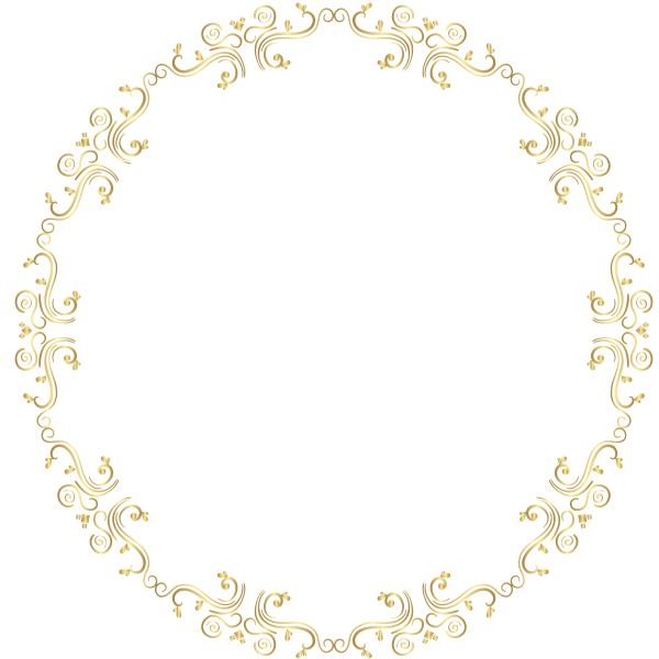 Круглая ажурная рамка