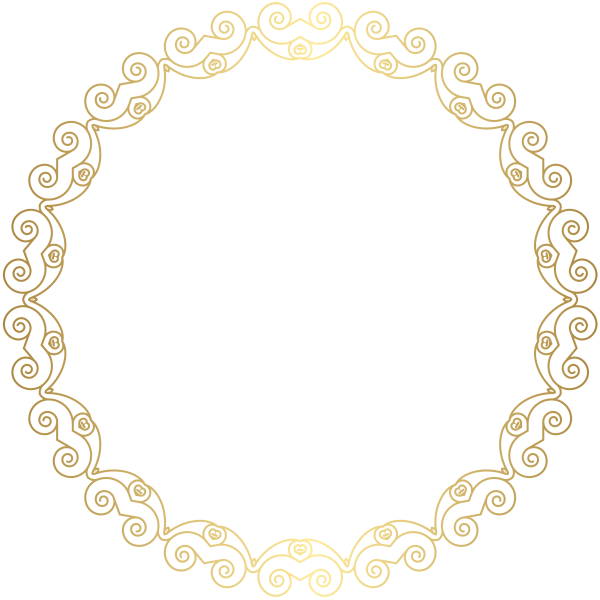 Круглая ажурная рамка