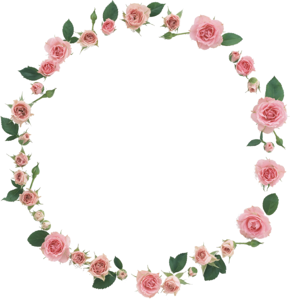 Красивая круглая рамочка