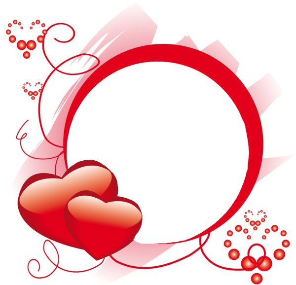 Рамка сердечки