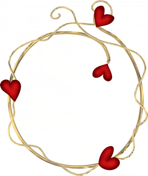 Рамка сердце для фотошопа