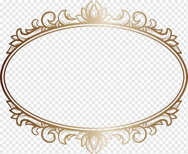 Овал узорный