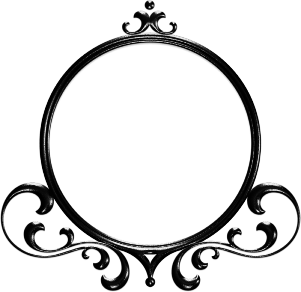 Круглая Узорная рамка