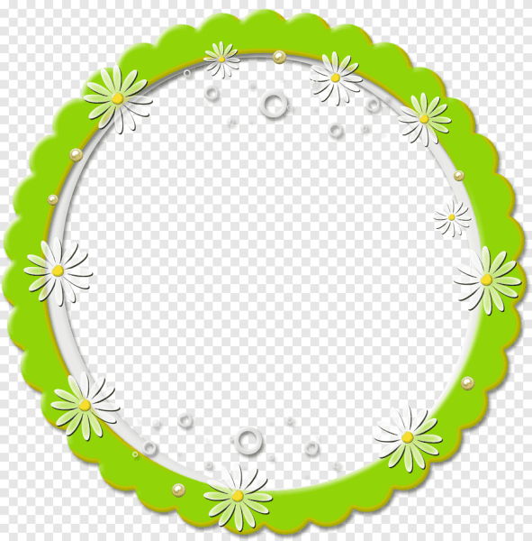 Круглая детская рамка для фотошопа