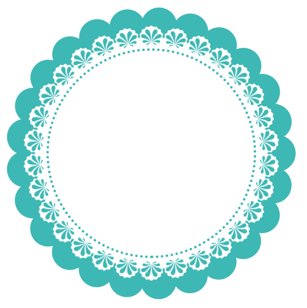 Рамка круглая для скрапбукинга