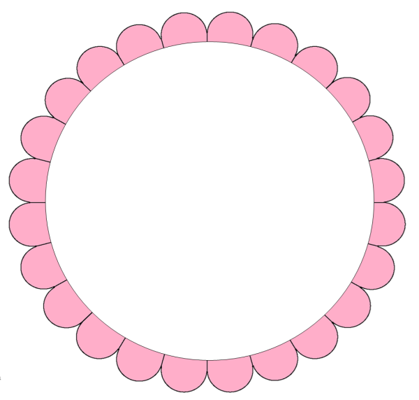 Розовая рамка