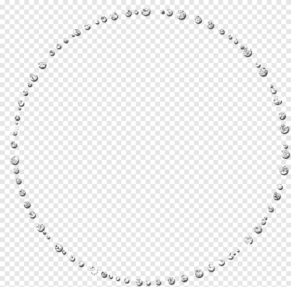 Круглая рамка с точками