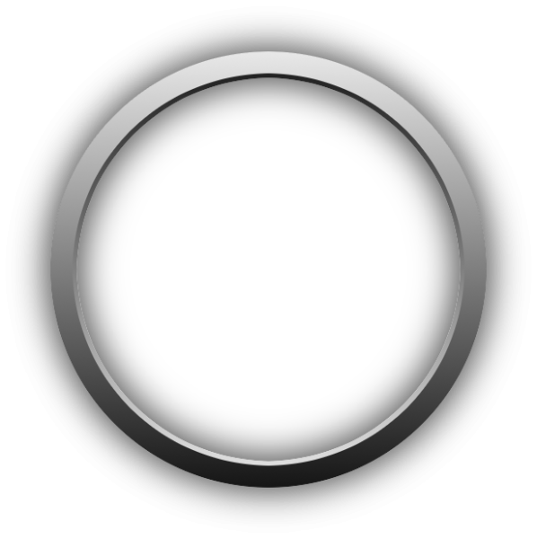 Круглая металлическая рамка