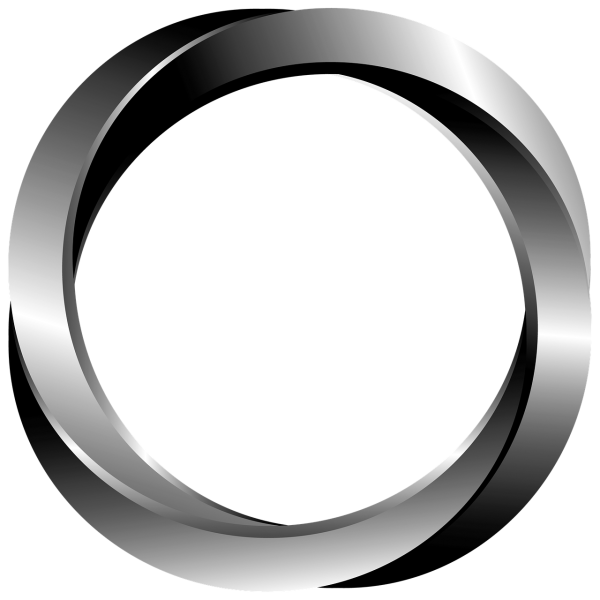 Круглая металлическая рамка