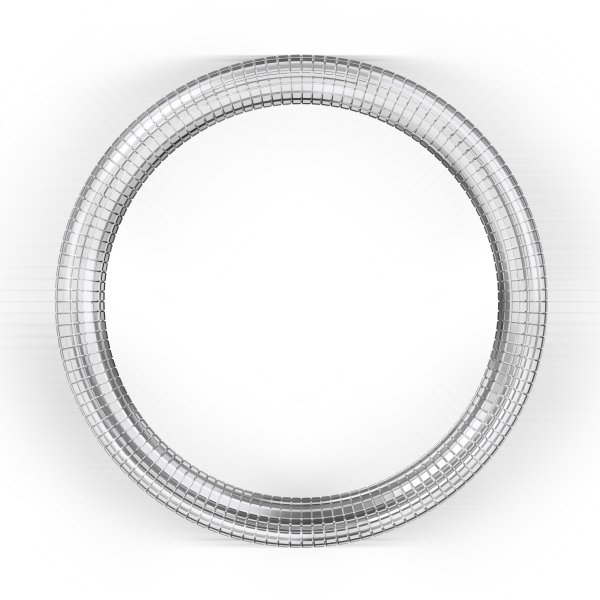 Круглая металлическая рамка