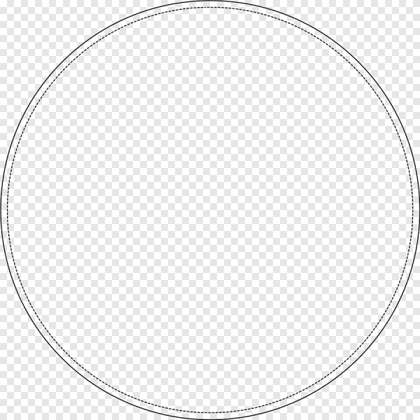 Круглый прозрачный