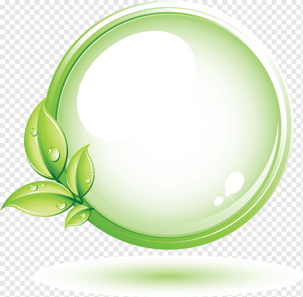 Рамка овальная зеленая