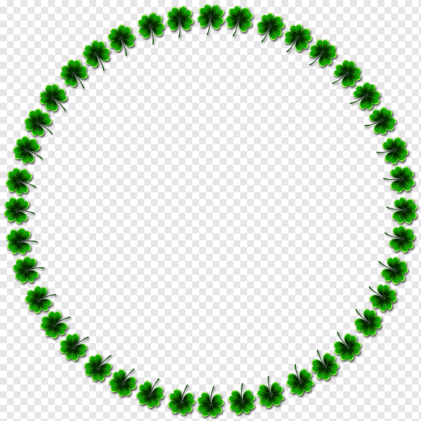 Круглый узор зеленый