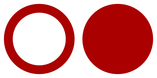 Красный круг