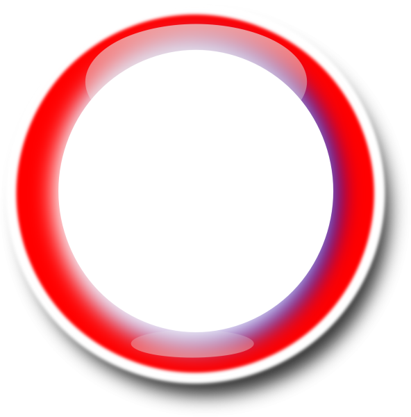 Белый круг с красной окантовкой