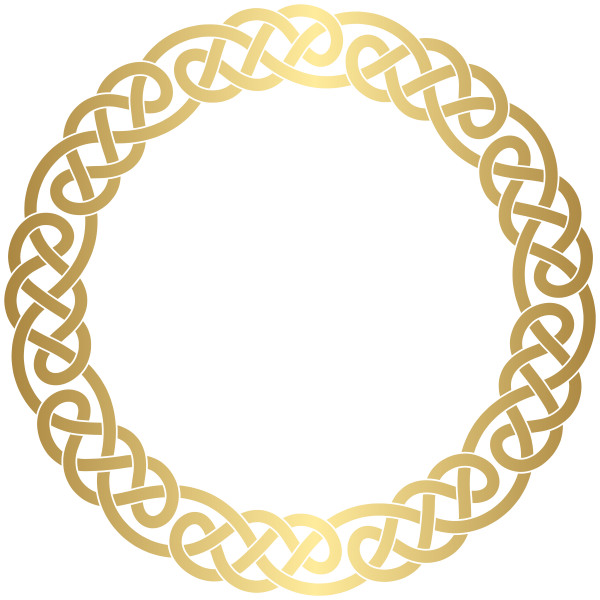 Золото круглый узор