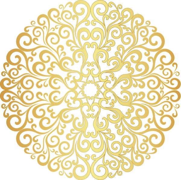 Круглый узор