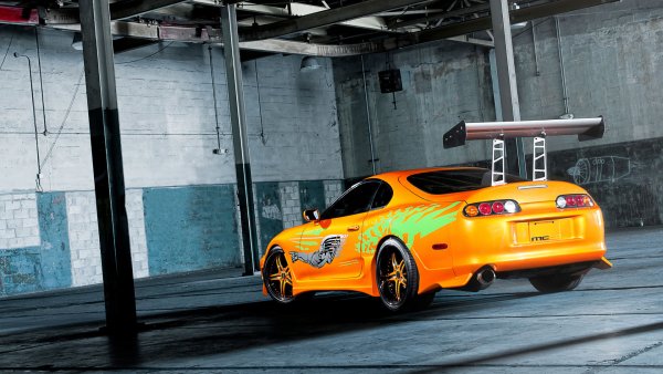 Toyota Supra Orange