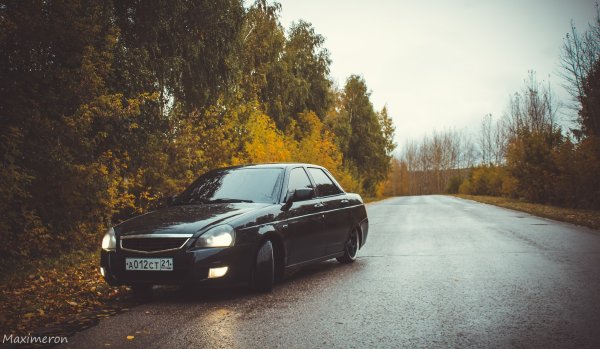 Чёрная Приора 4к