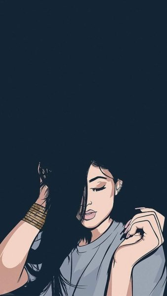 Девушка рисунок