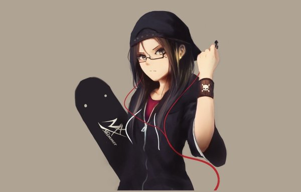 Крутая девушка арт