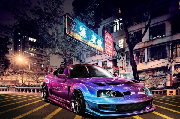 Супра а90 неон